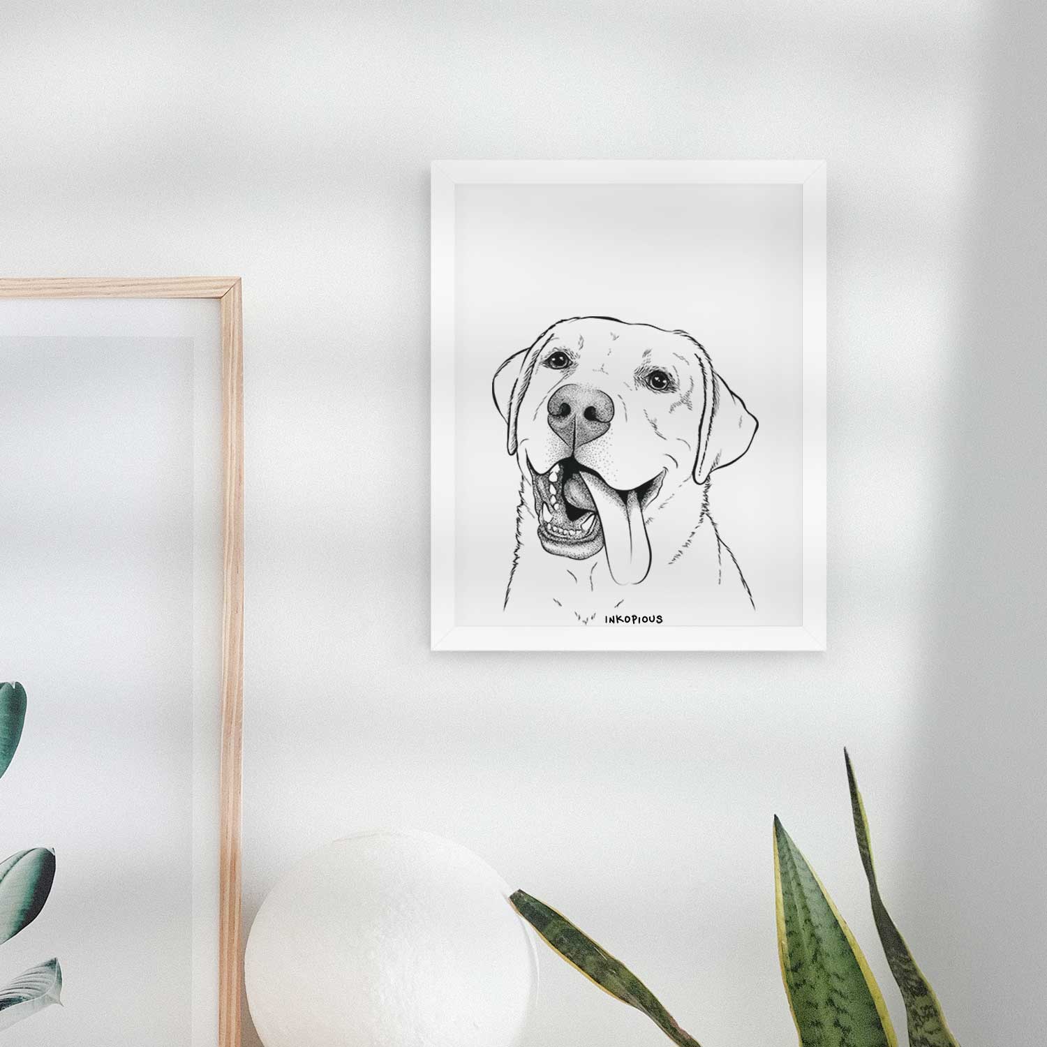 Finn the Labrador Retriever Art Print