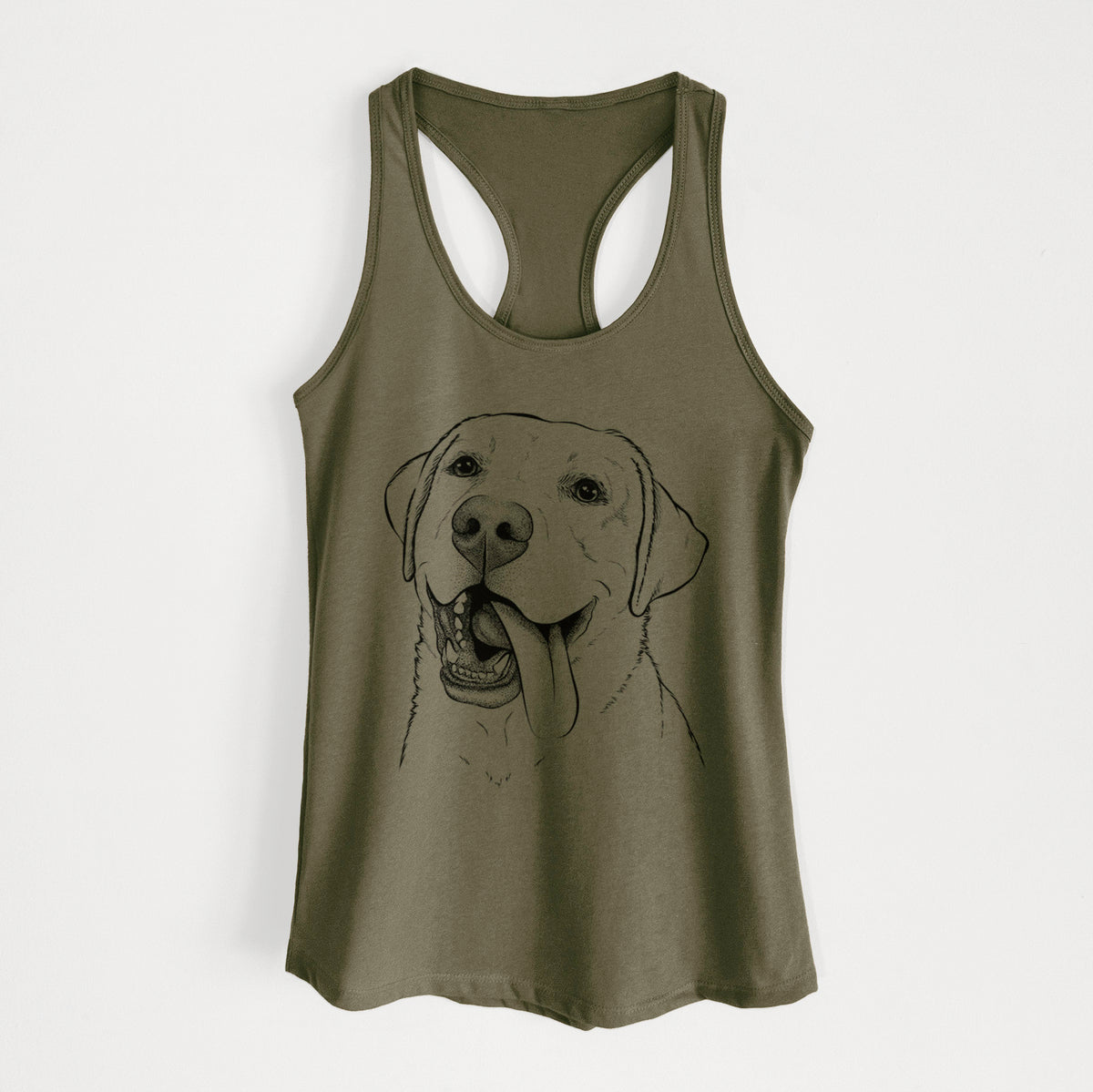 Finn the Labrador Retriever - Women's Racerback Tanktop