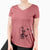 Bare Finn the Labrador Retriever - Women's V-neck Shirt