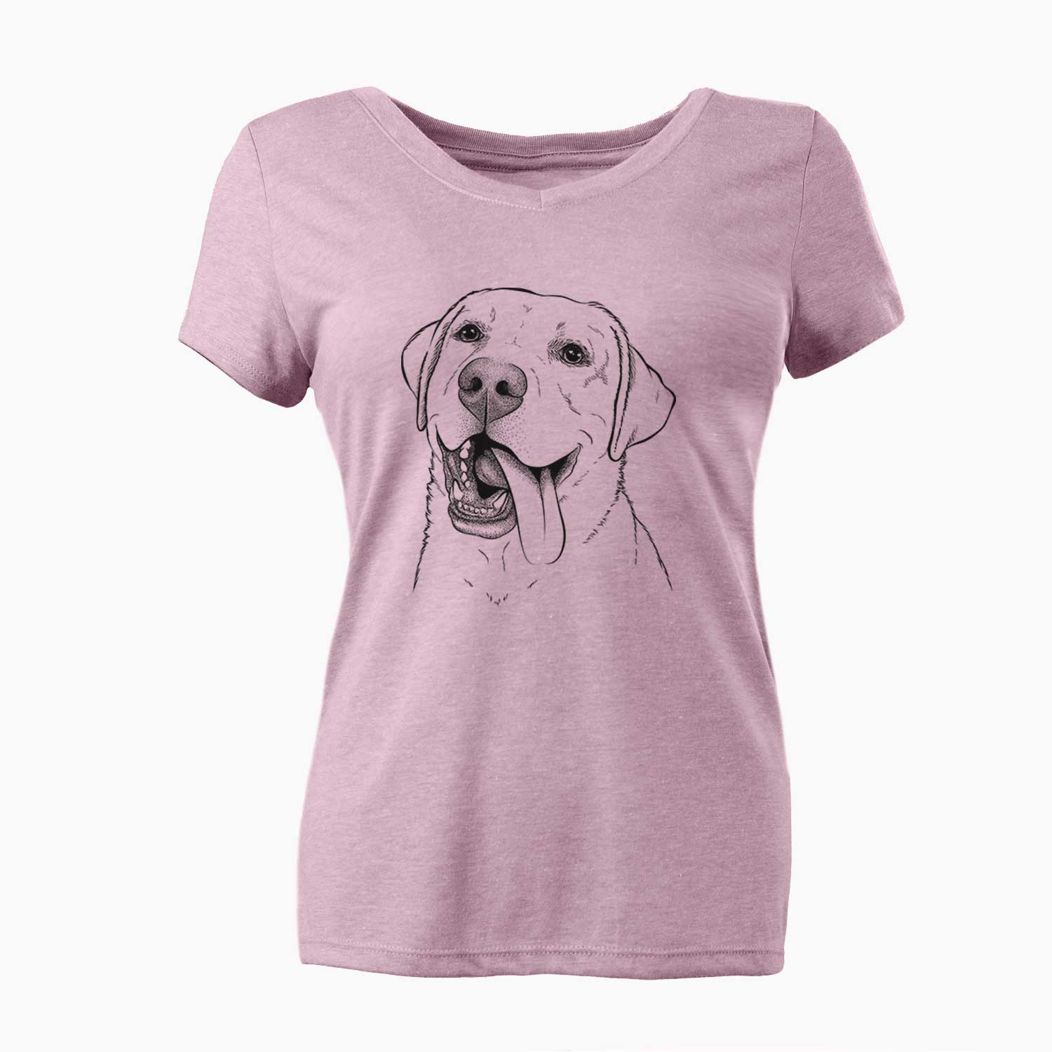 Bare Finn the Labrador Retriever - Women's V-neck Shirt