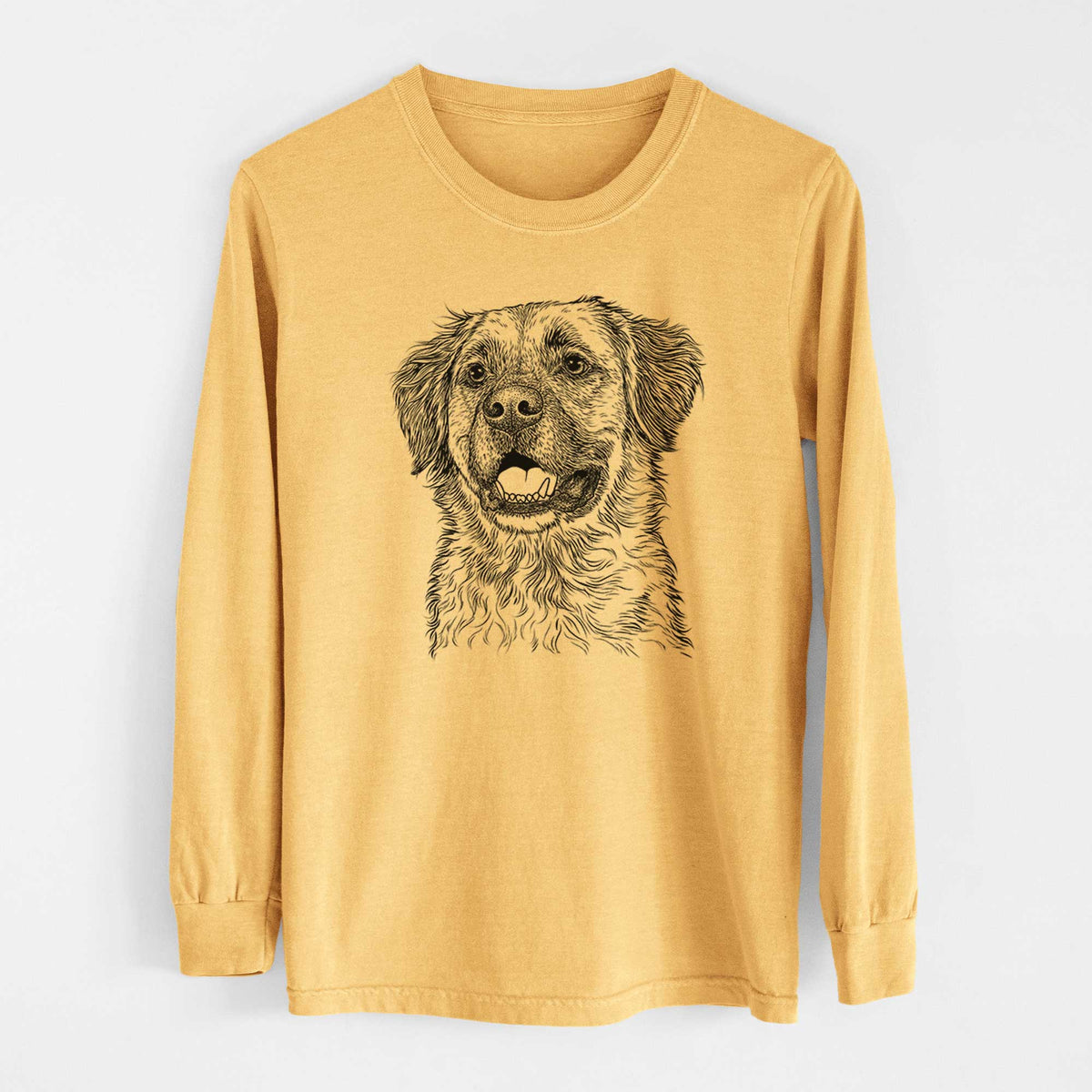 Bare Finn the Mixed Breed - Heavyweight 100% Cotton Long Sleeve