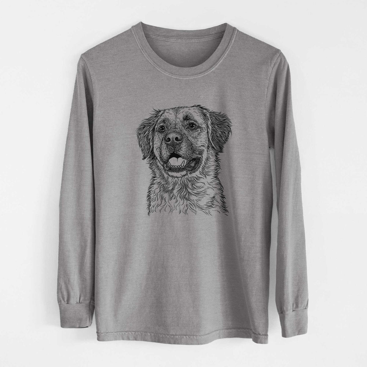 Bare Finn the Mixed Breed - Heavyweight 100% Cotton Long Sleeve