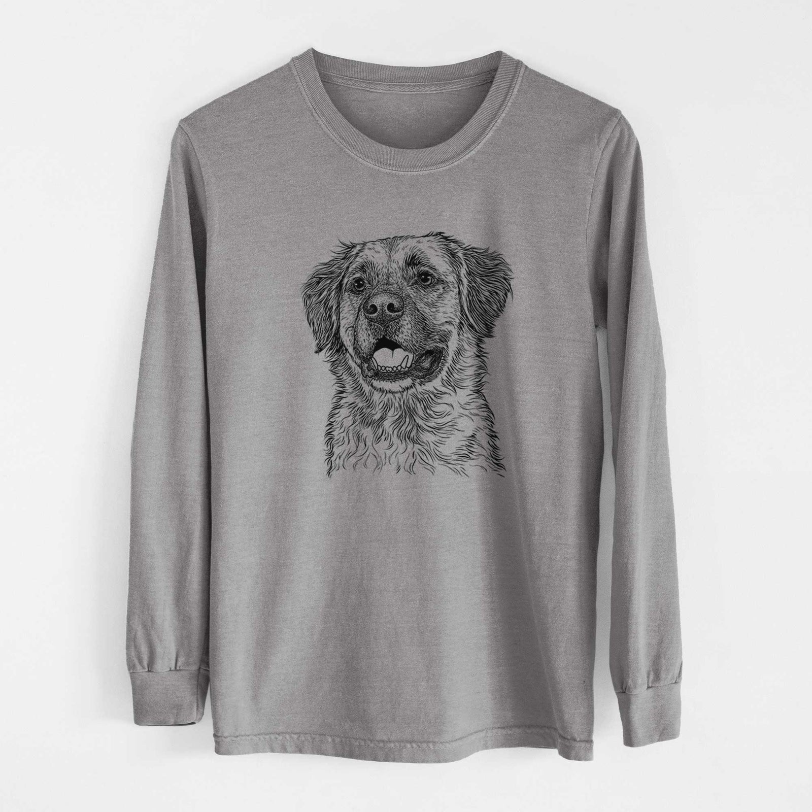 Bare Finn the Mixed Breed - Heavyweight 100% Cotton Long Sleeve