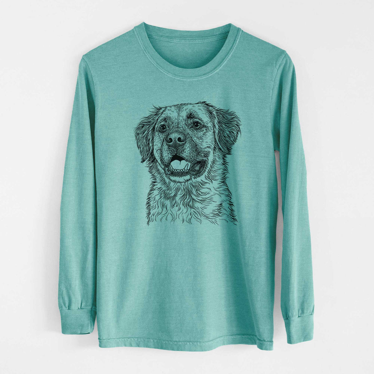 Bare Finn the Mixed Breed - Heavyweight 100% Cotton Long Sleeve