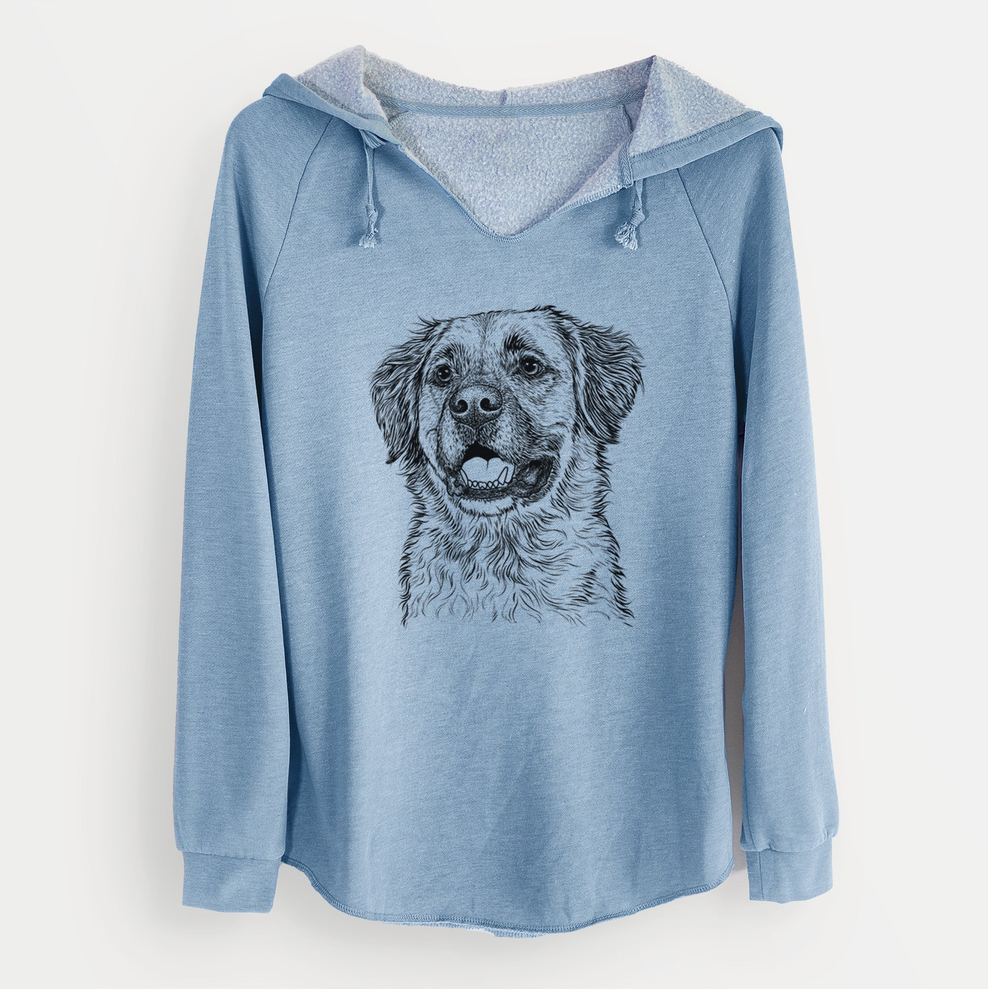 Bare Finn the Mixed Breed - Cali Wave Hooded Sweatshirt