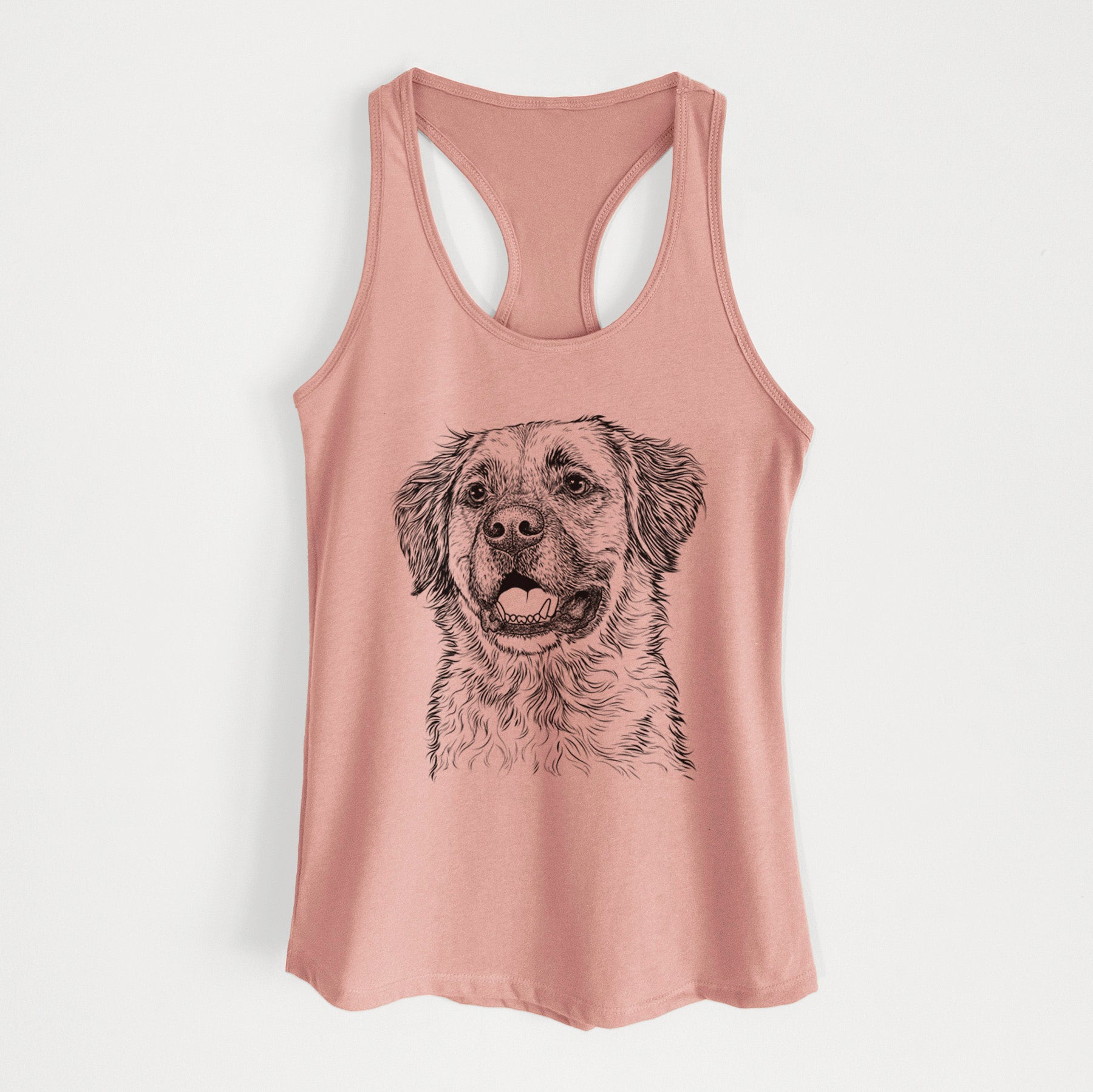 Finn the Mixed Breed - Women's Racerback Tanktop