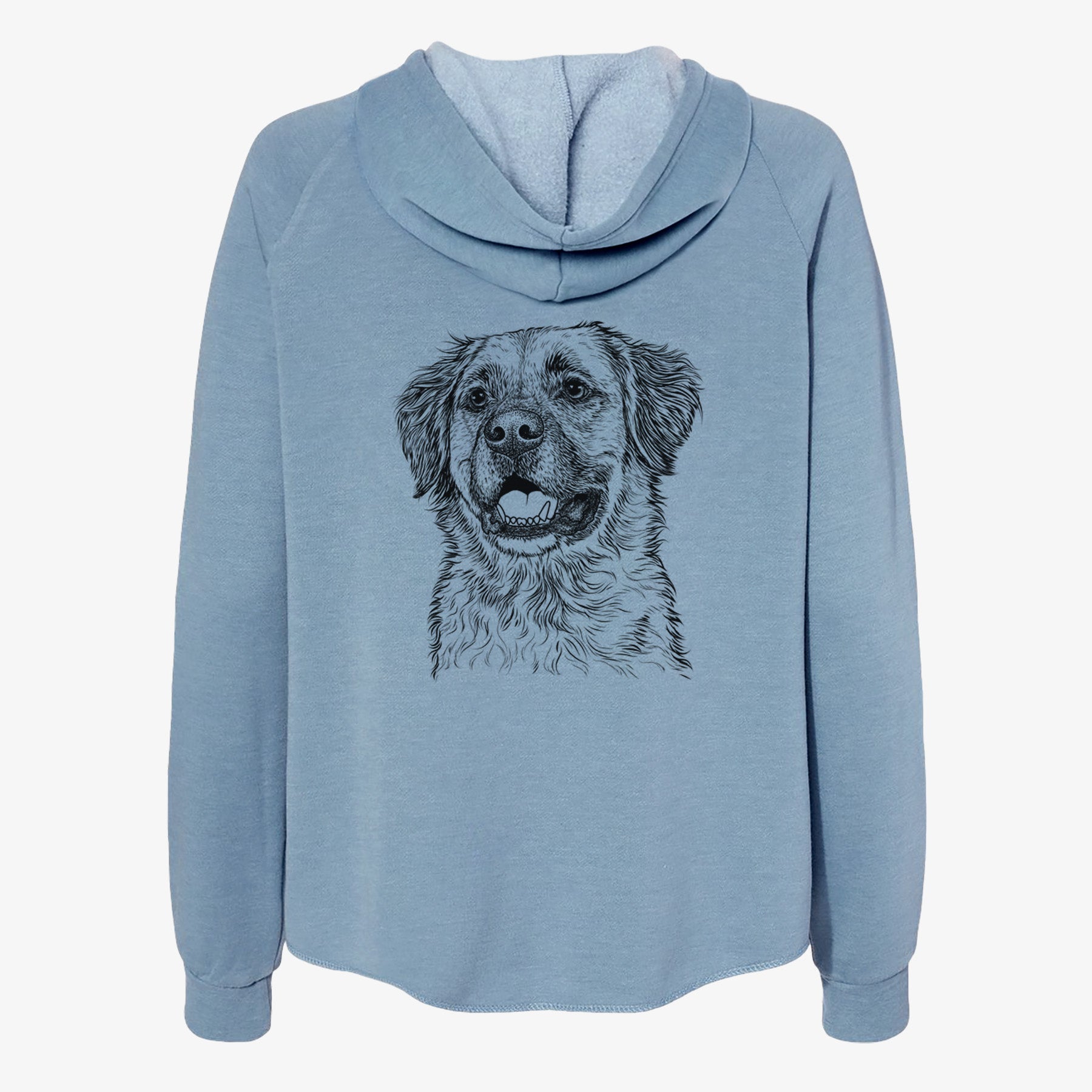 Finn the Mixed Breed - Women's Cali Wave Zip-Up Sweatshirt