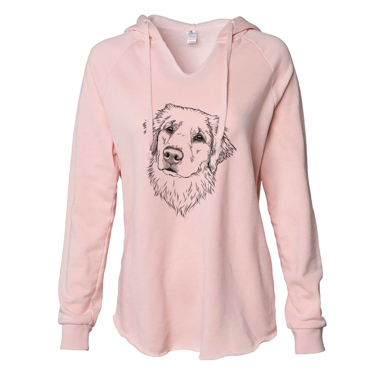 Fiona the Golden Retreiver - Cali Wave Hooded Sweatshirt