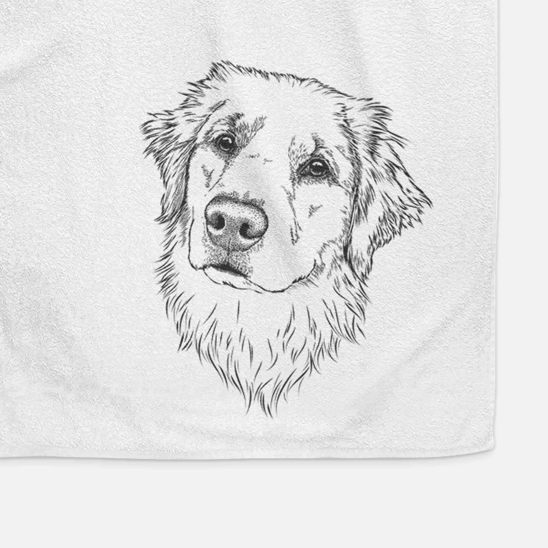 Fiona the Golden Retriever Decorative Hand Towel