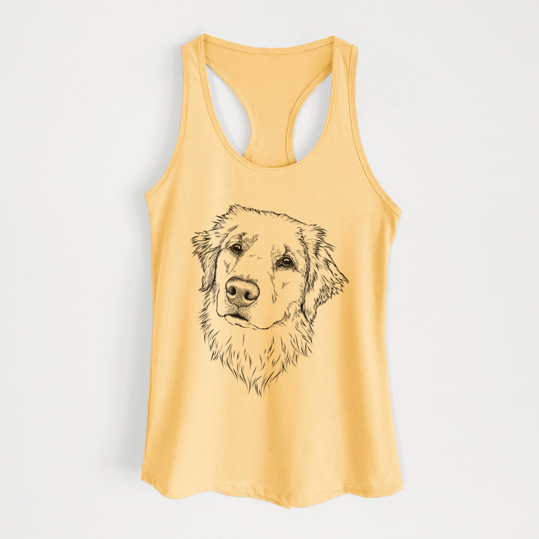 Fiona the Golden Retriever - Women's Racerback Tanktop