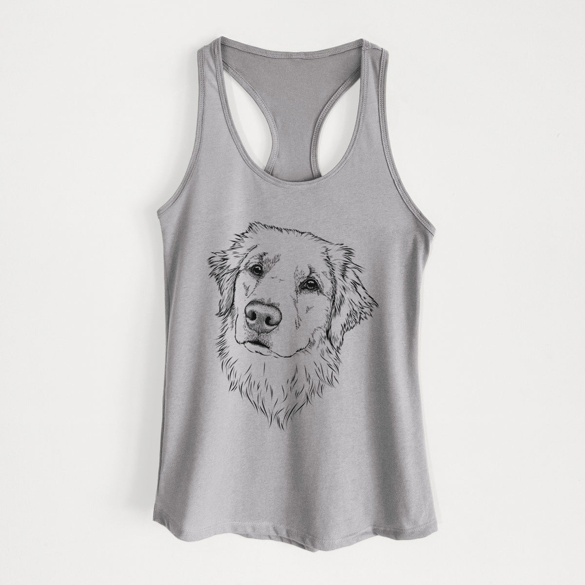 Fiona the Golden Retriever - Women&#39;s Racerback Tanktop