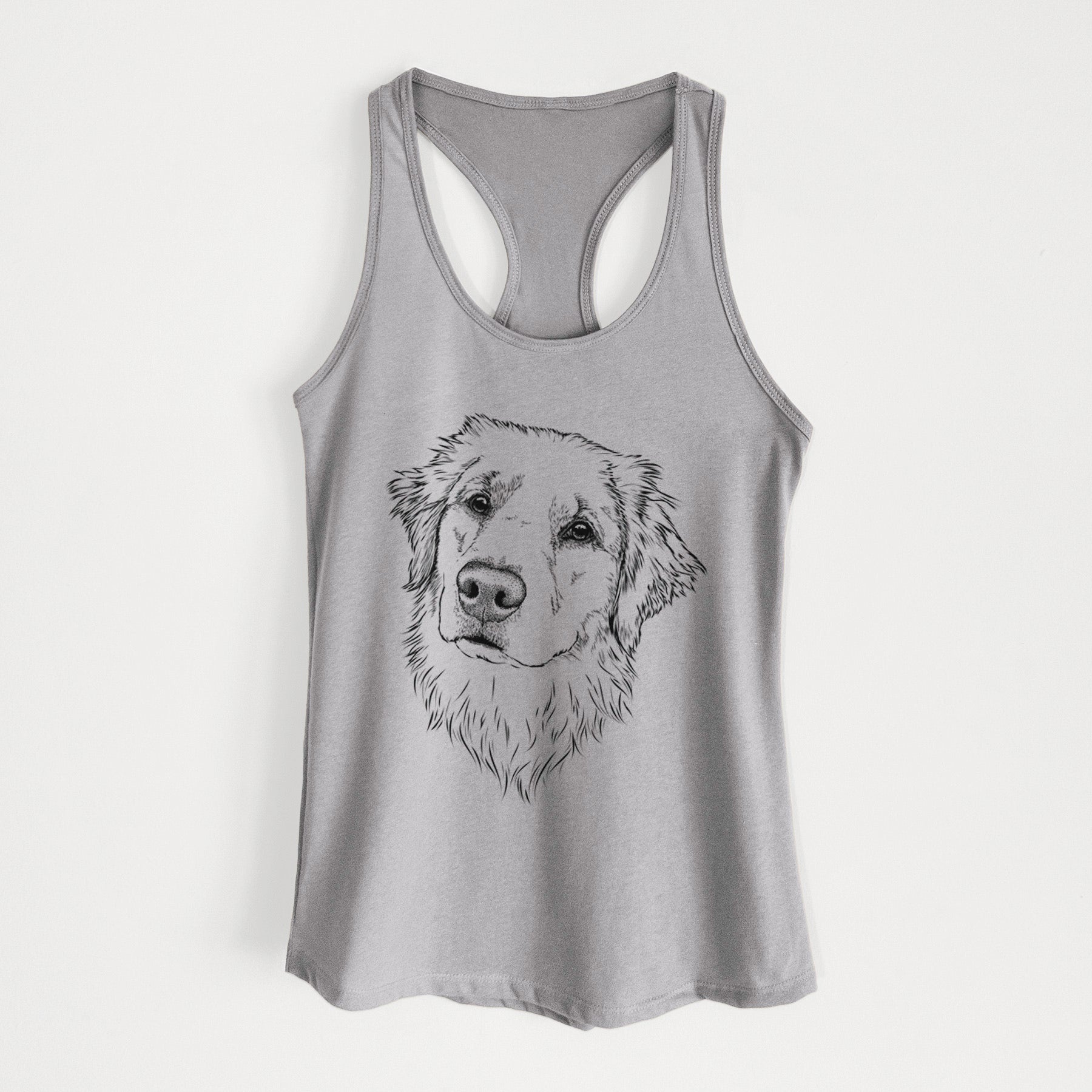 Fiona the Golden Retriever - Women's Racerback Tanktop