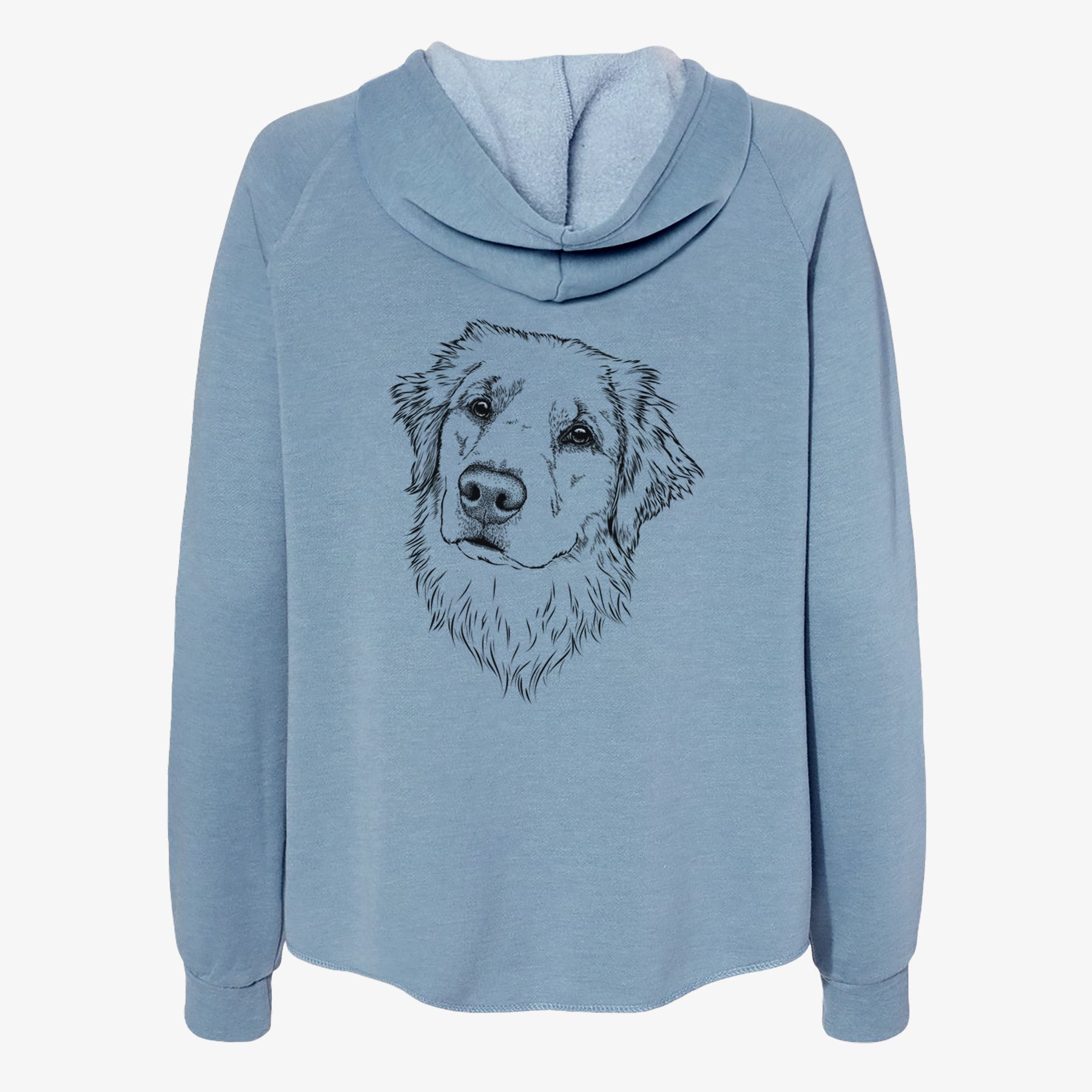 Fiona the Golden Retriever - Women's Cali Wave Zip-Up Sweatshirt