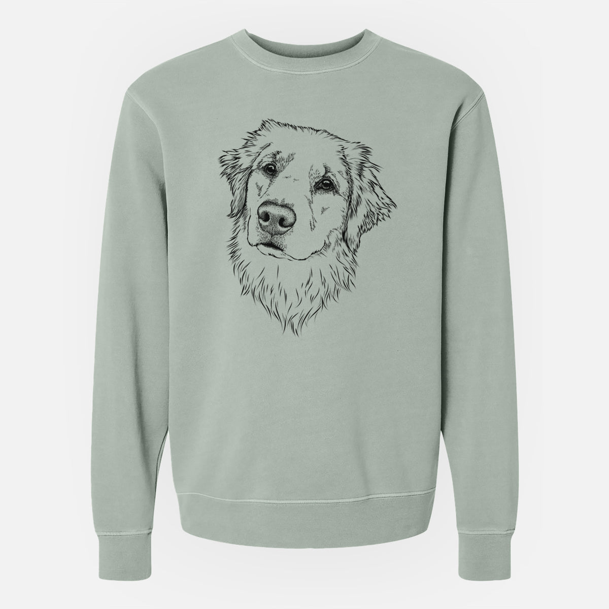 Bare Fiona the Golden Retriever - Unisex Pigment Dyed Crew Sweatshirt