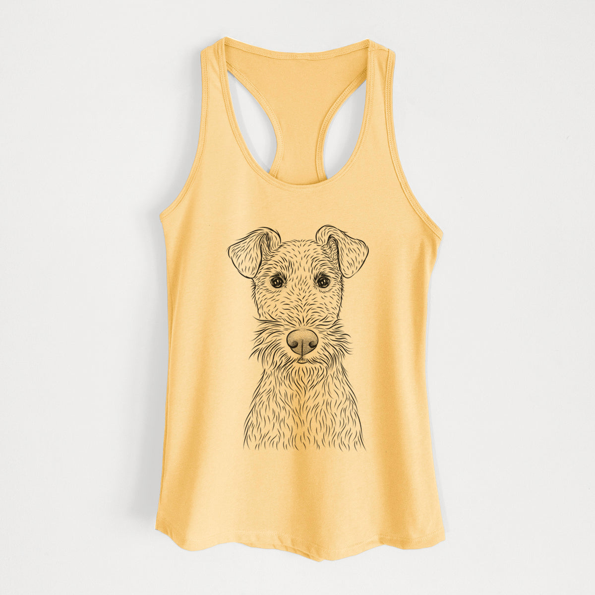 Fitz the Wire Fox Terrier - Women's Racerback Tanktop