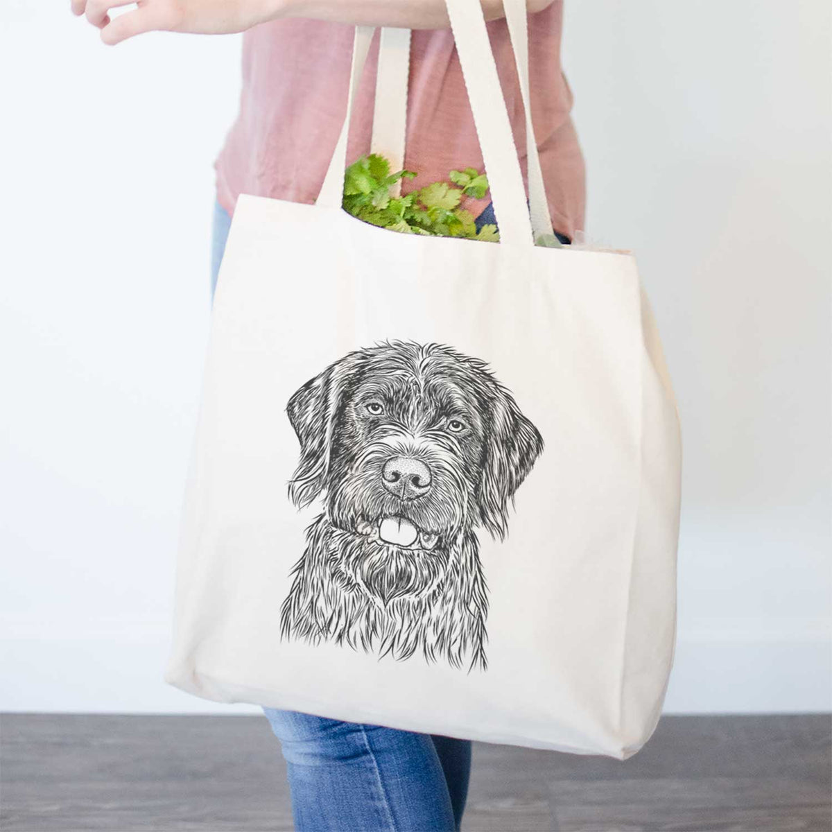 Fletcher the Wirehaired Pointing Griffon - Tote Bag