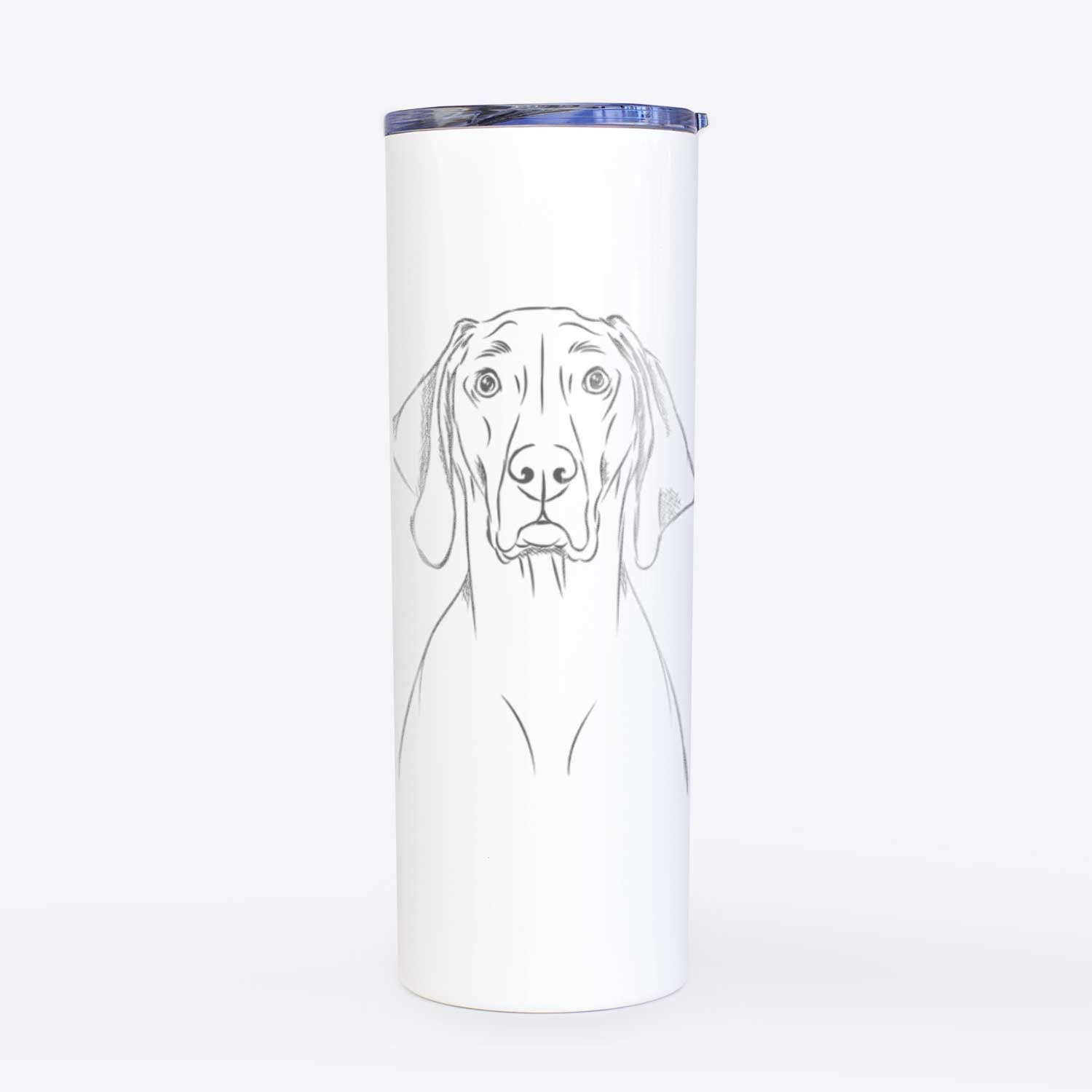 Flint the Weimaraner - 20oz Skinny Tumbler