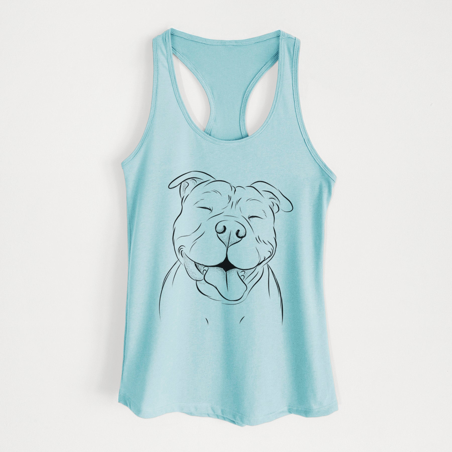 Floki the American Bully - Women's Racerback Tanktop