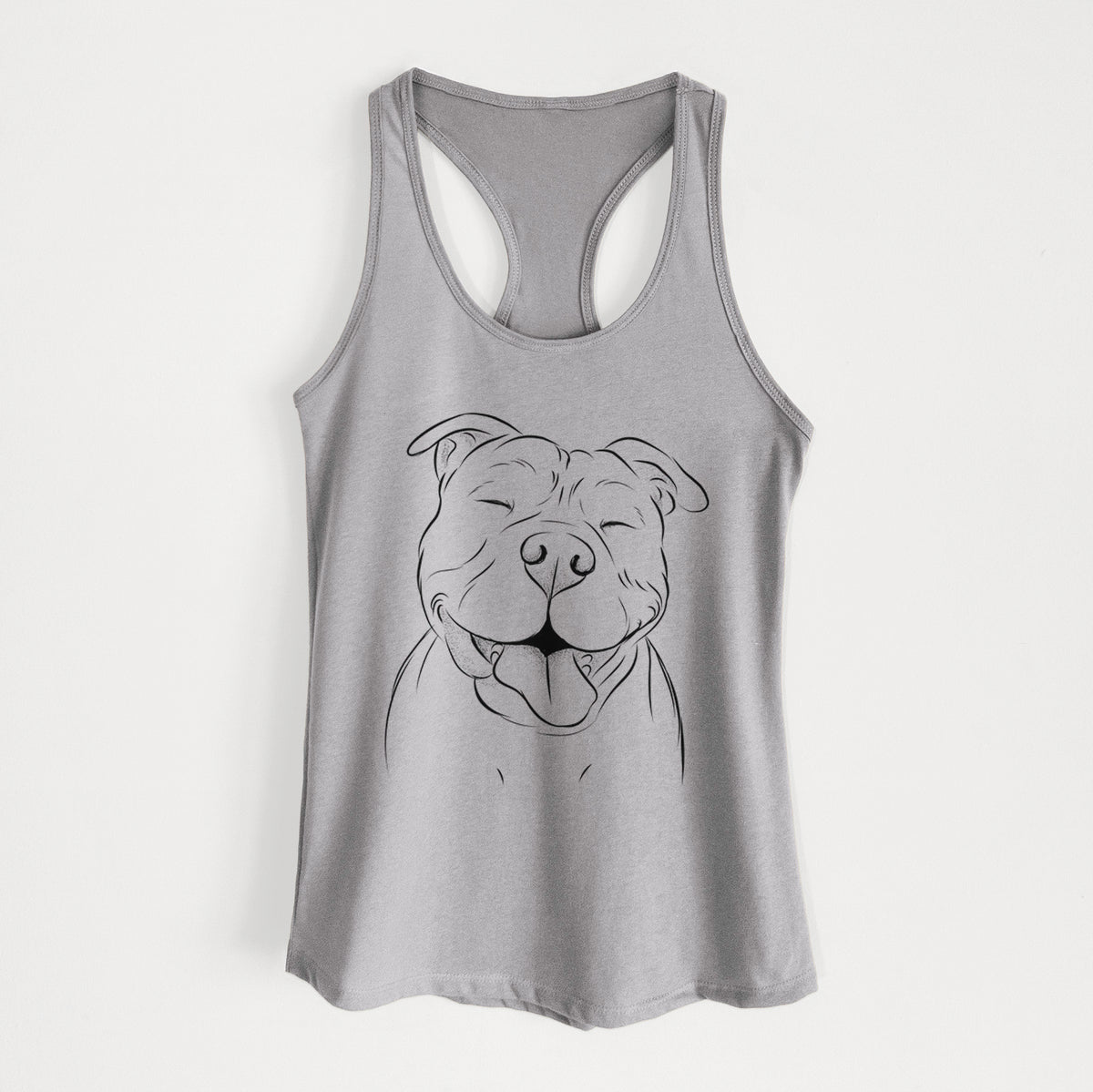 Floki the American Bully - Women&#39;s Racerback Tanktop