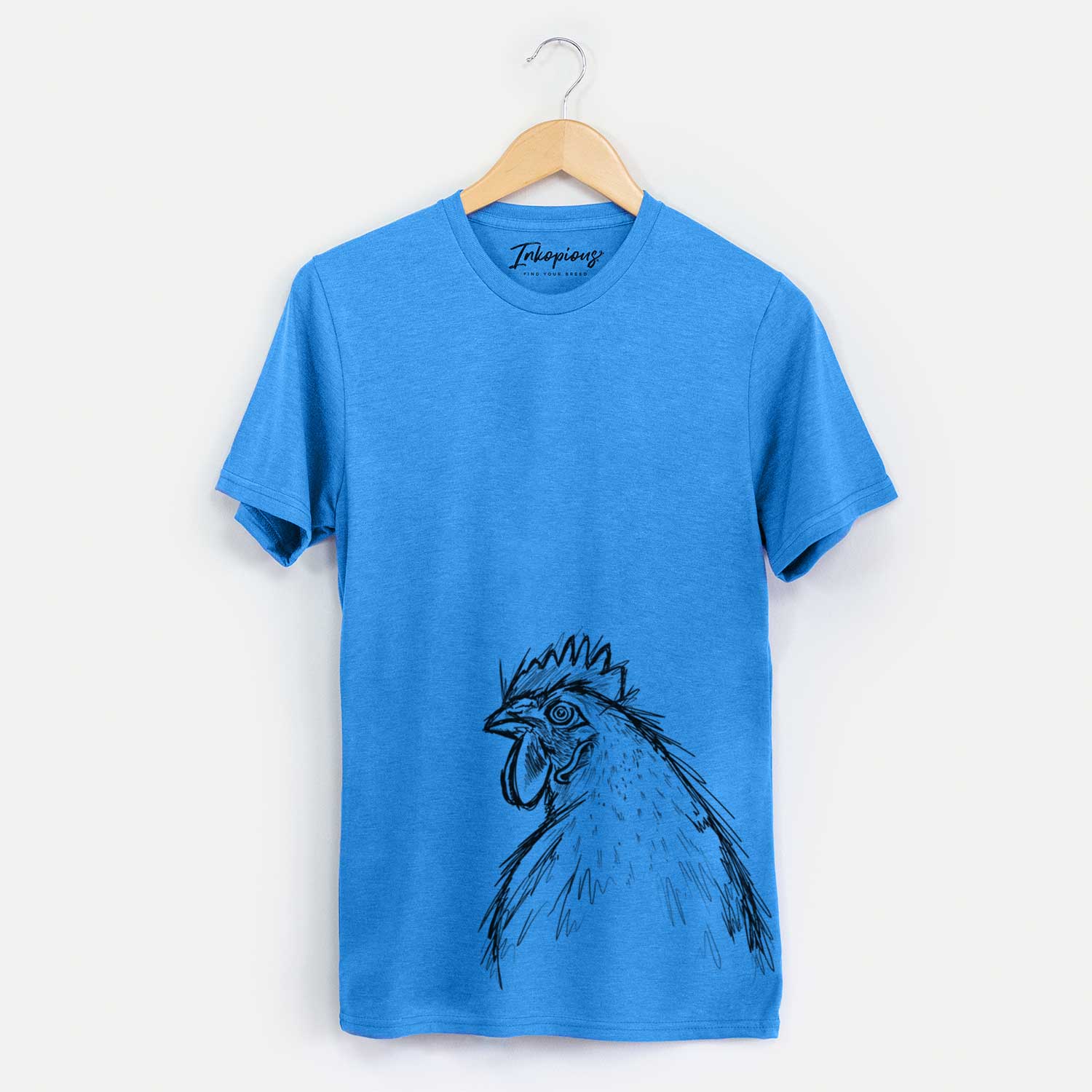 Florence the White Leghorn Hen - Bella Canvas Unisex Crewneck