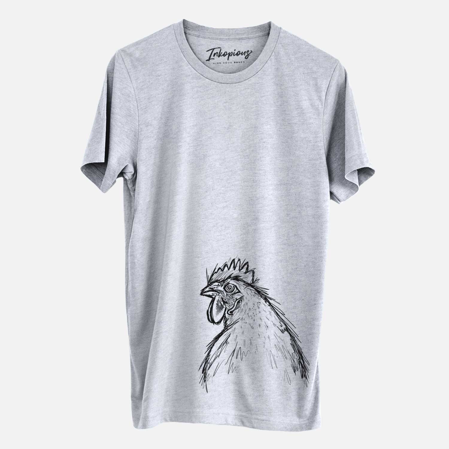 Florence the White Leghorn Hen - Bella Canvas Unisex Crewneck