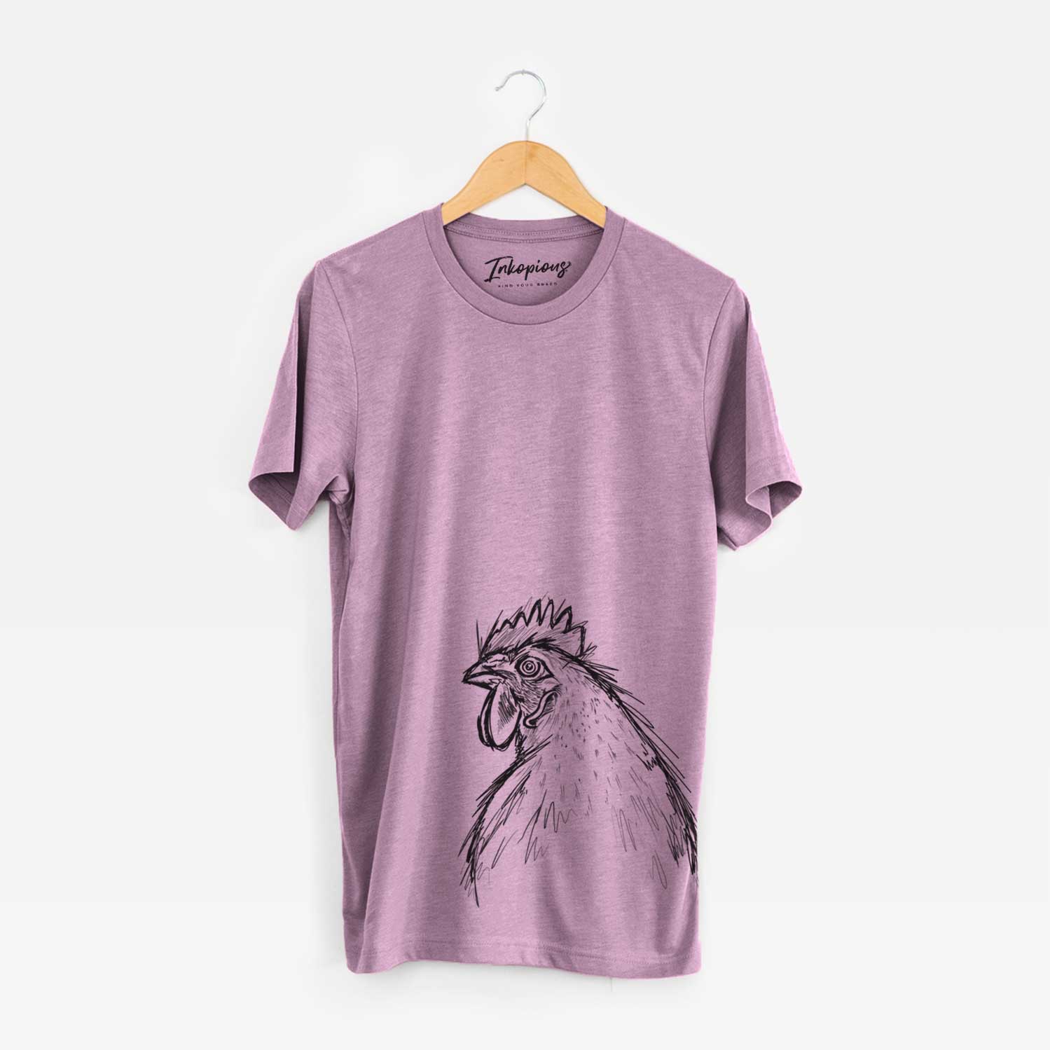 Florence the White Leghorn Hen - Bella Canvas Unisex Crewneck