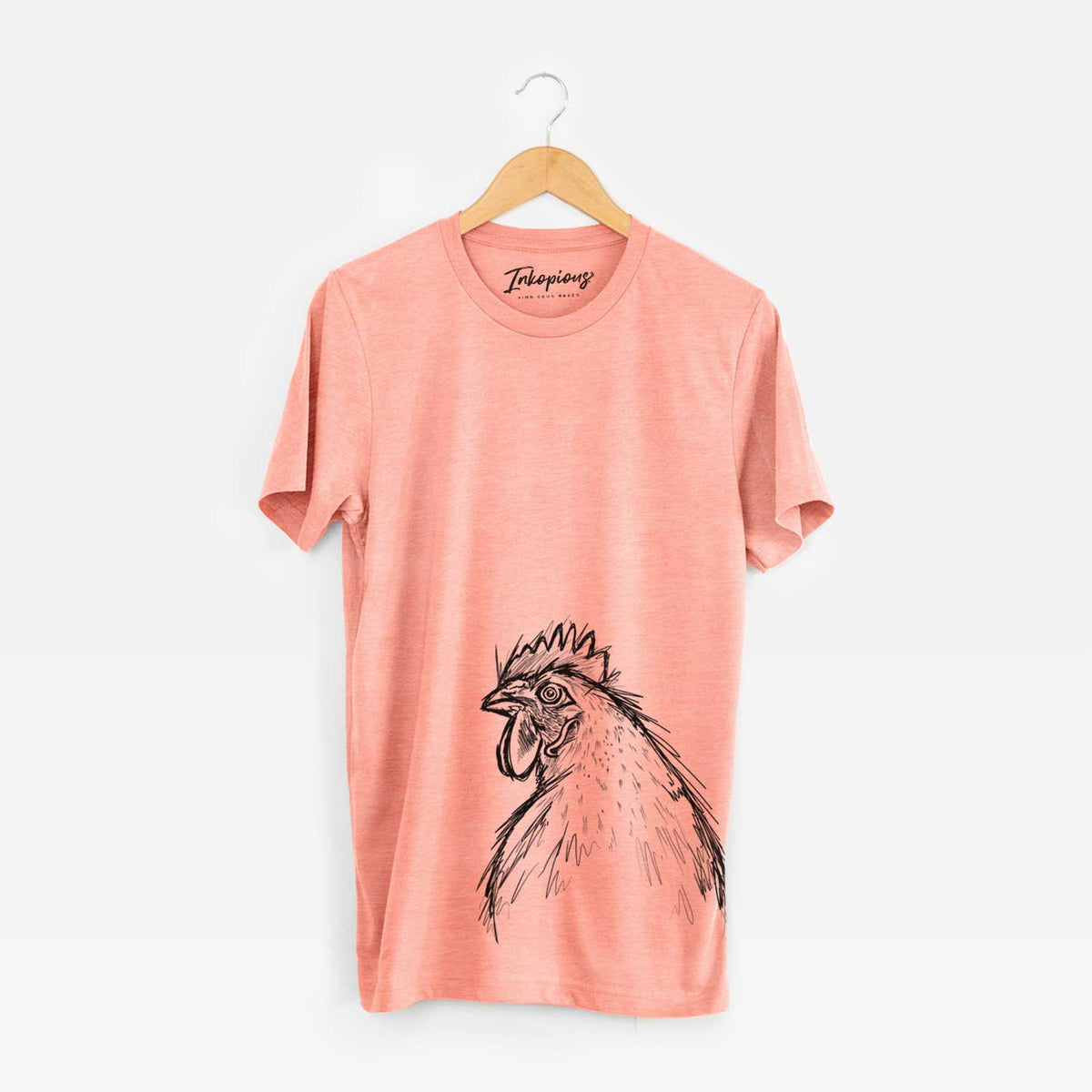 Florence the White Leghorn Hen - Bella Canvas Unisex Crewneck