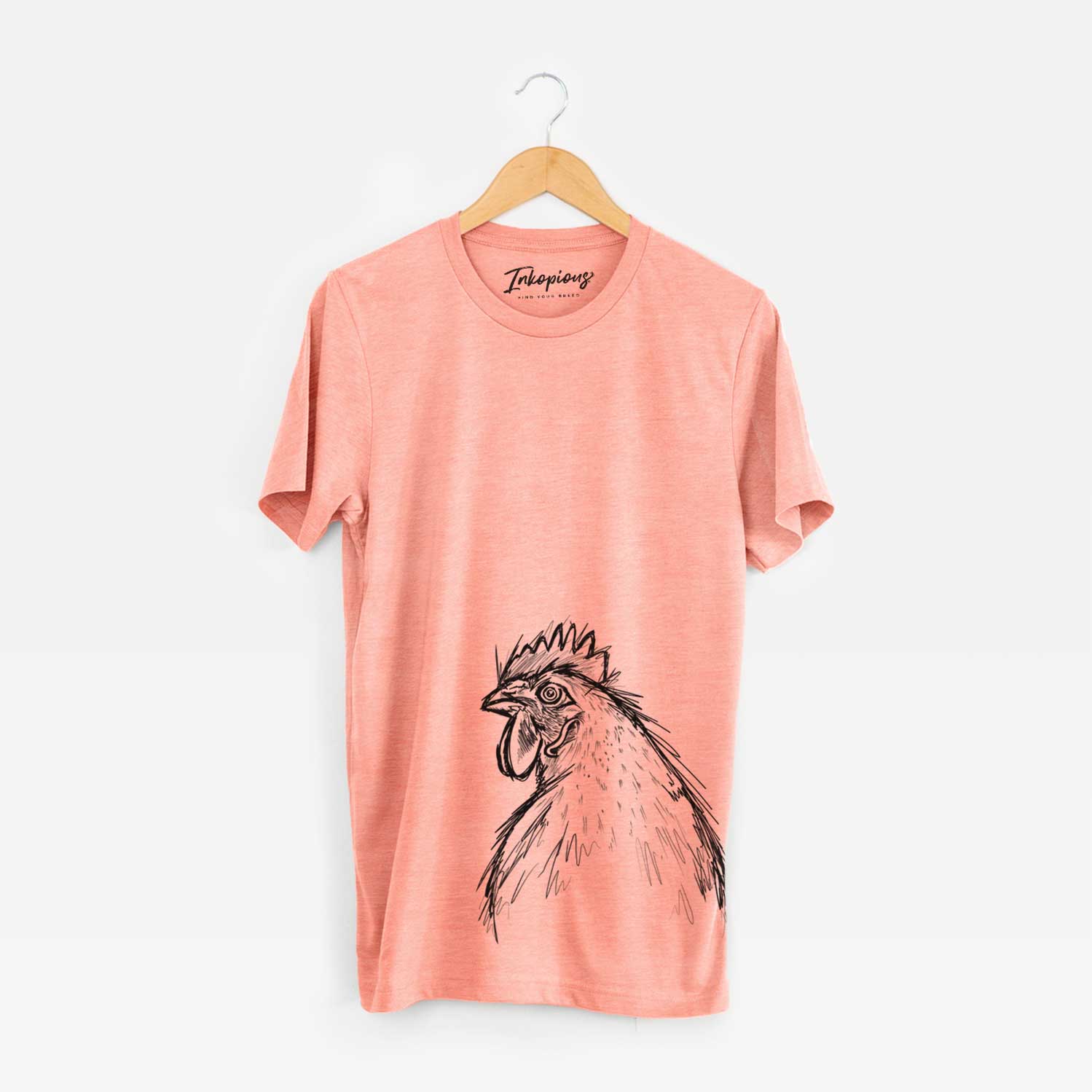 Florence the White Leghorn Hen - Bella Canvas Unisex Crewneck