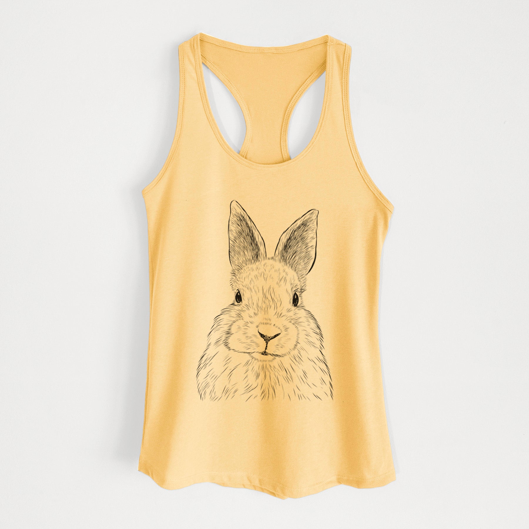 Flower the Rex Rabbit - Women's Racerback Tanktop