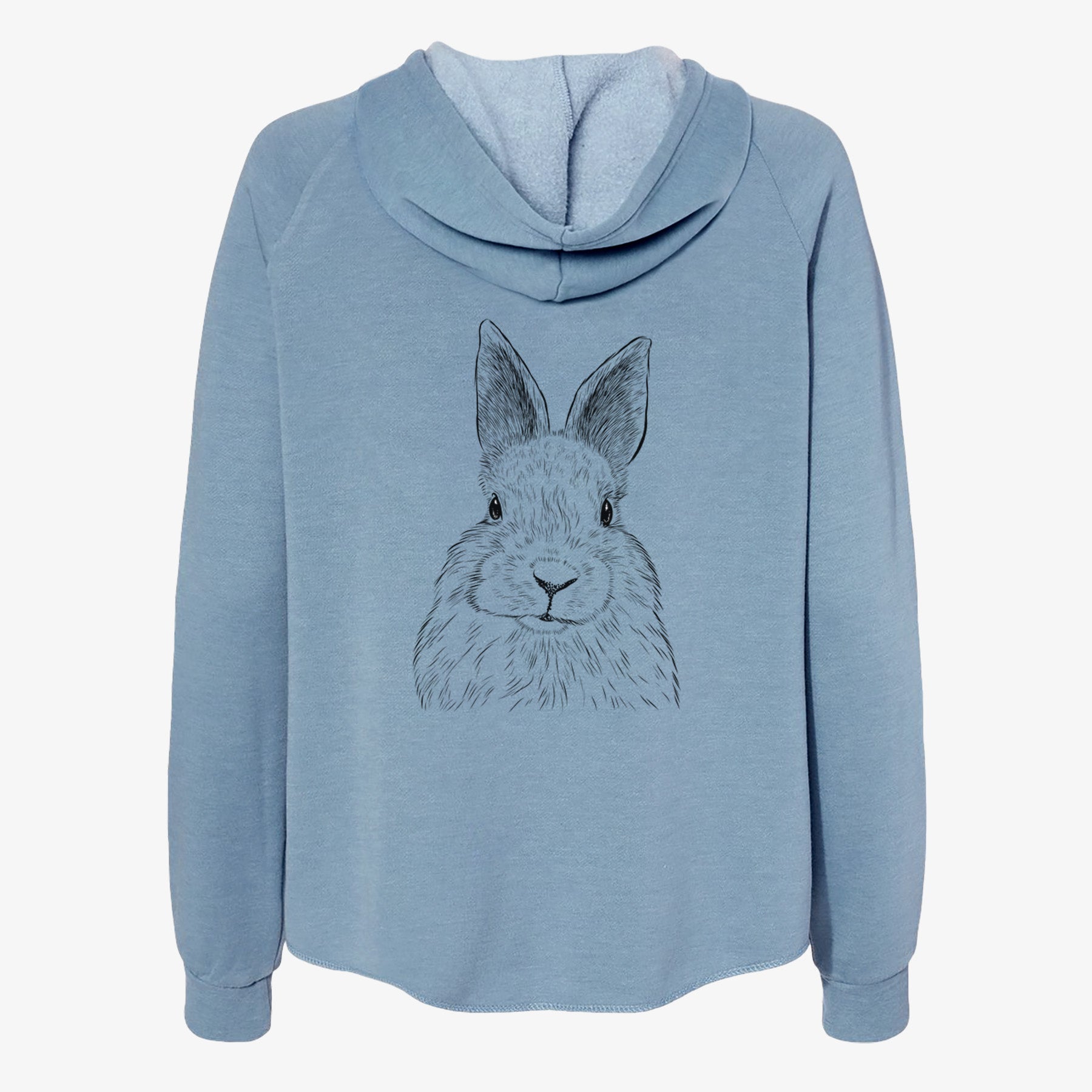 Flower the Rex Rabbit - Women's Cali Wave Zip-Up Sweatshirt