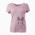 Bare Flower the Rex Rabbit - Women's V-neck Shirt