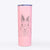 Flower the Rex Rabbit - 20oz Skinny Tumbler