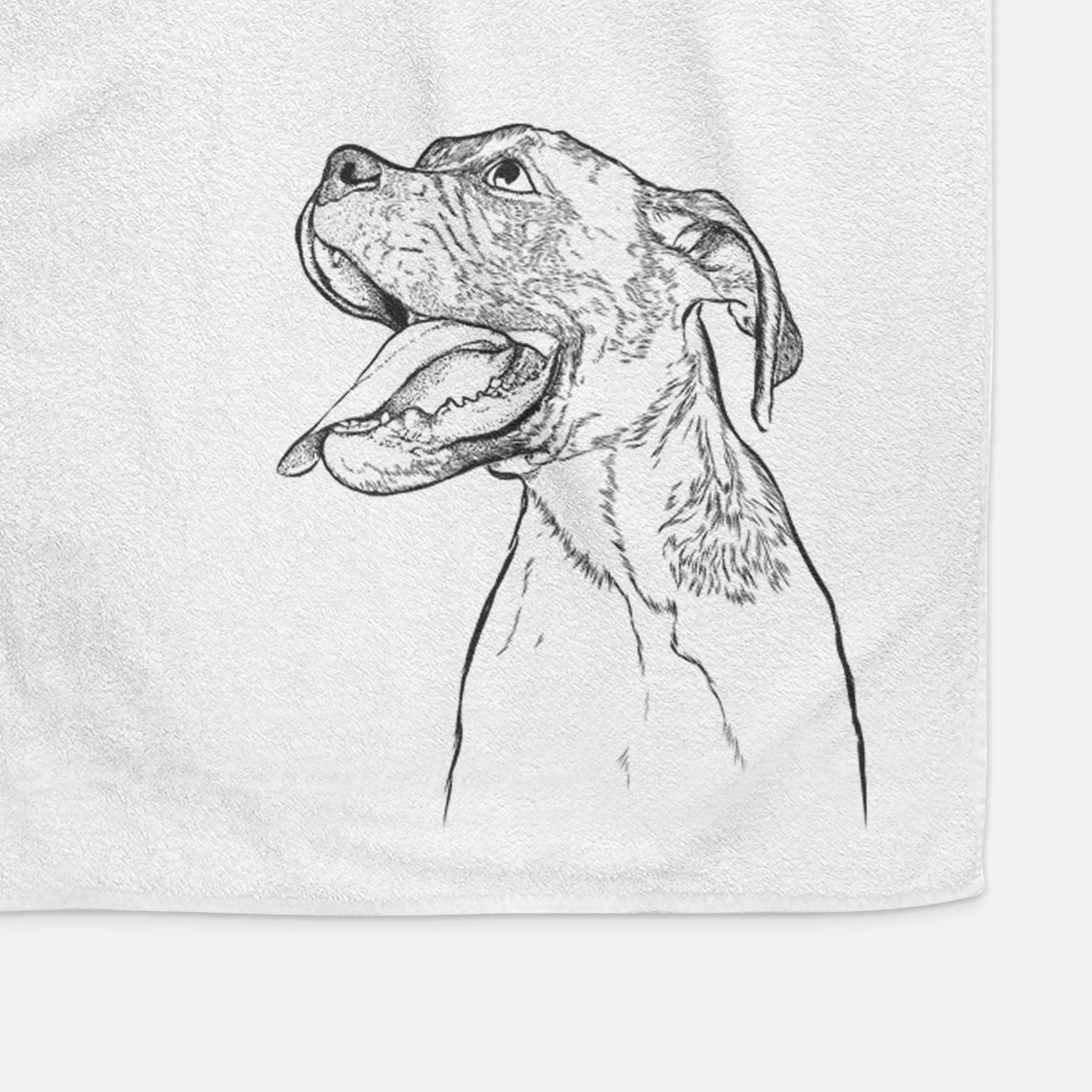 Floyd the Boxer Decorative Hand Towel