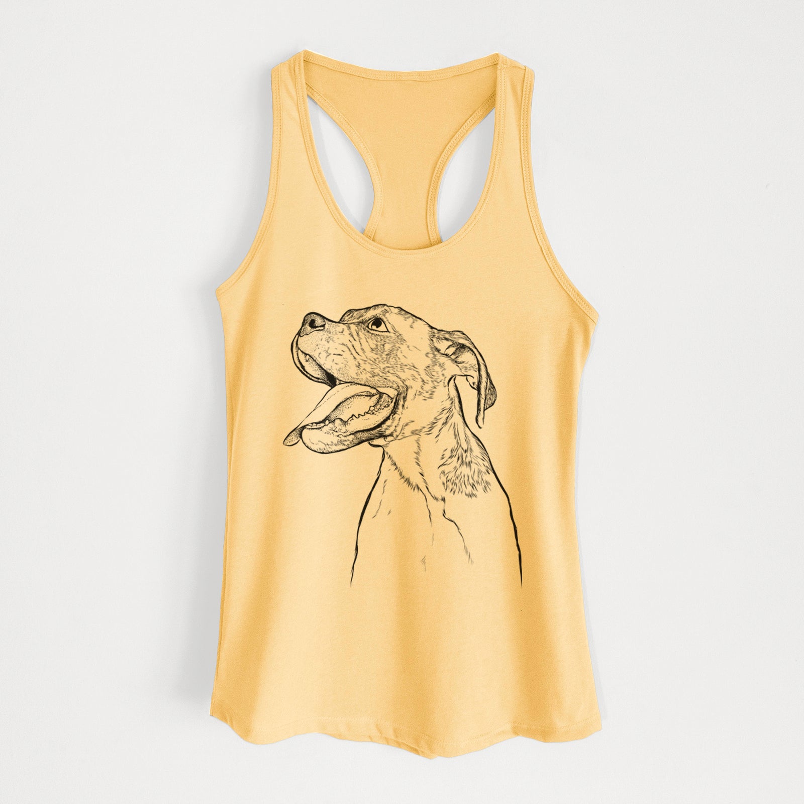 Floyd the Boxer - Women's Racerback Tanktop