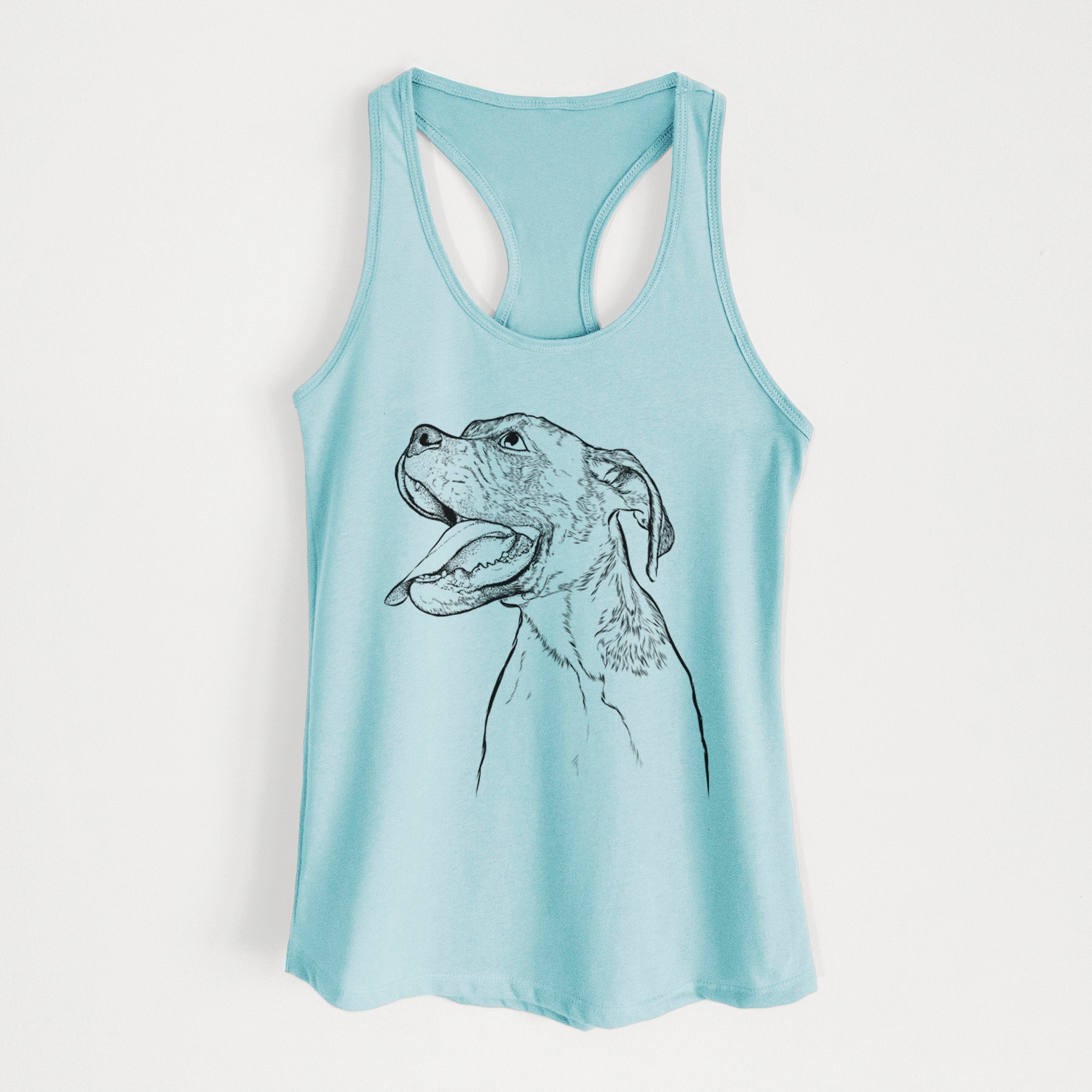 Floyd the Boxer - Women's Racerback Tanktop