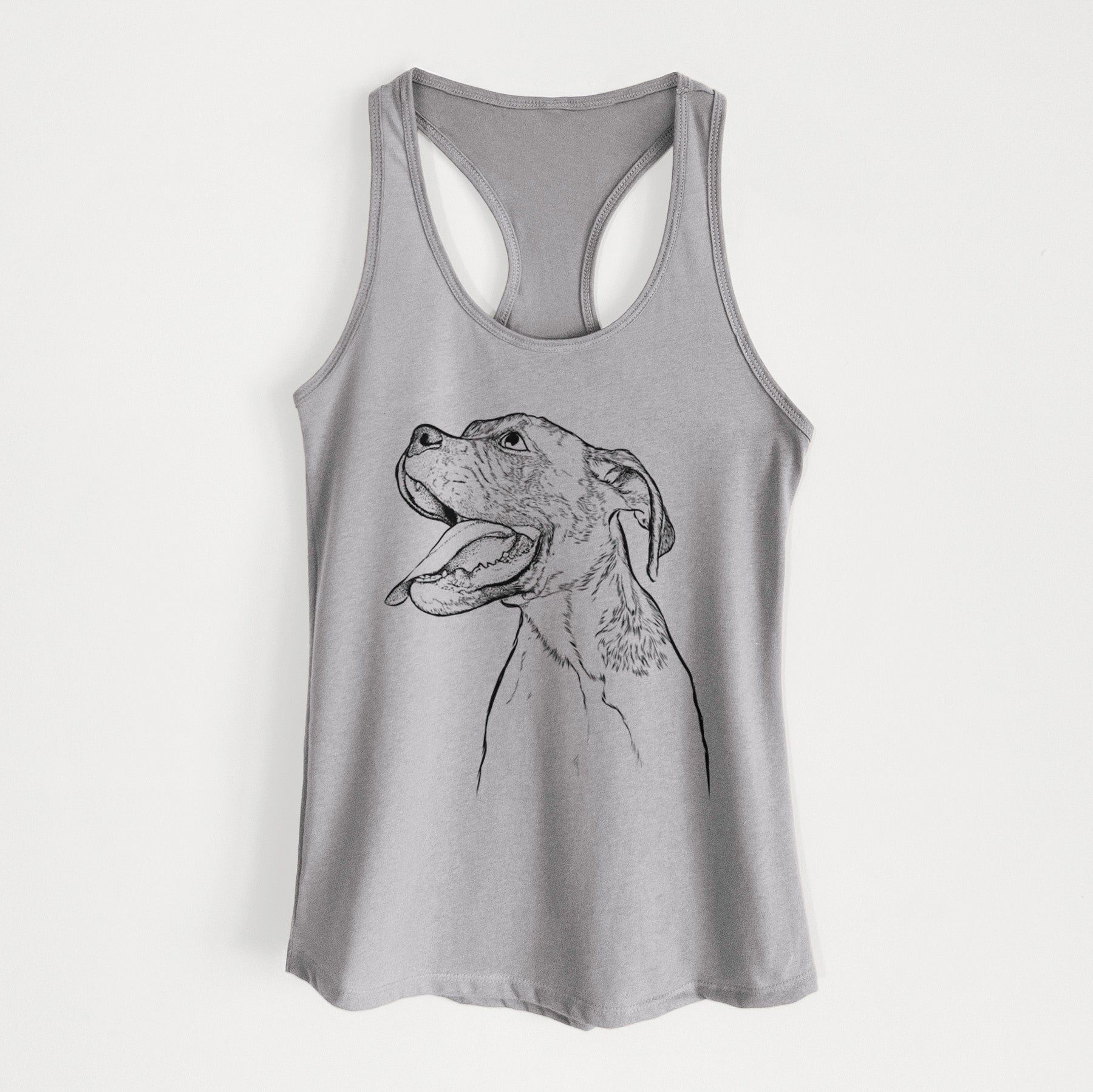 Floyd the Boxer - Women's Racerback Tanktop