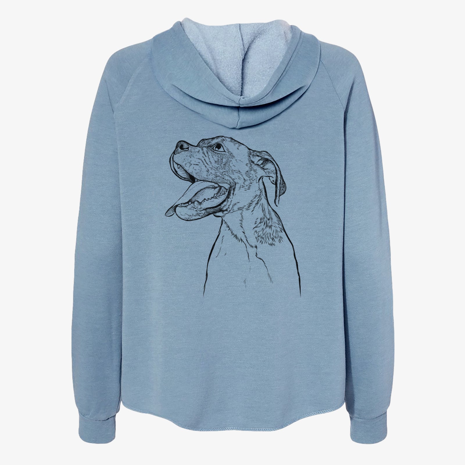 Floyd the Boxer - Women's Cali Wave Zip-Up Sweatshirt