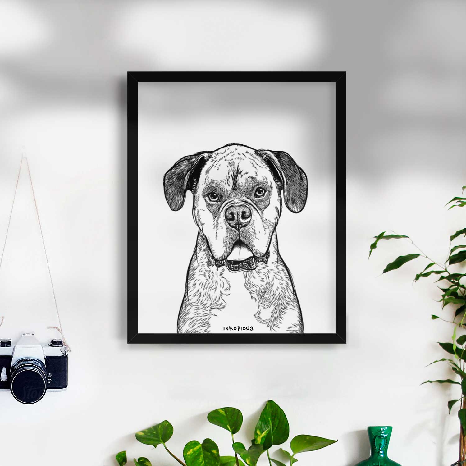 Floydie Bear the Boxer Art Print