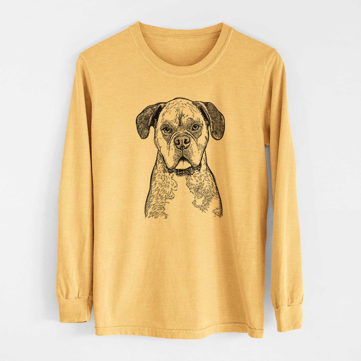 Bare Floydie Bear the Boxer - Heavyweight 100% Cotton Long Sleeve