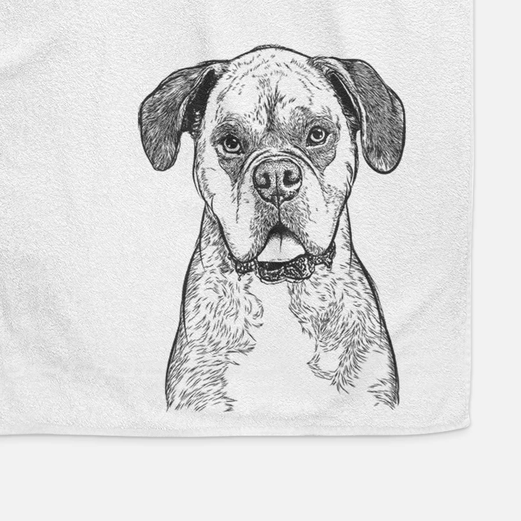 Floydie Bear the Boxer Decorative Hand Towel