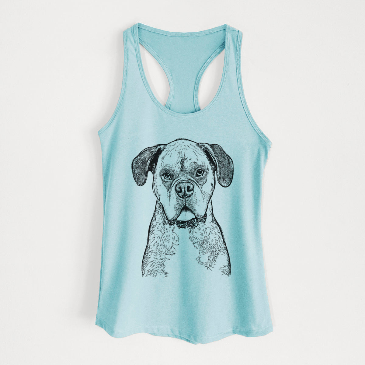 Floydie Bear the Boxer - Women's Racerback Tanktop