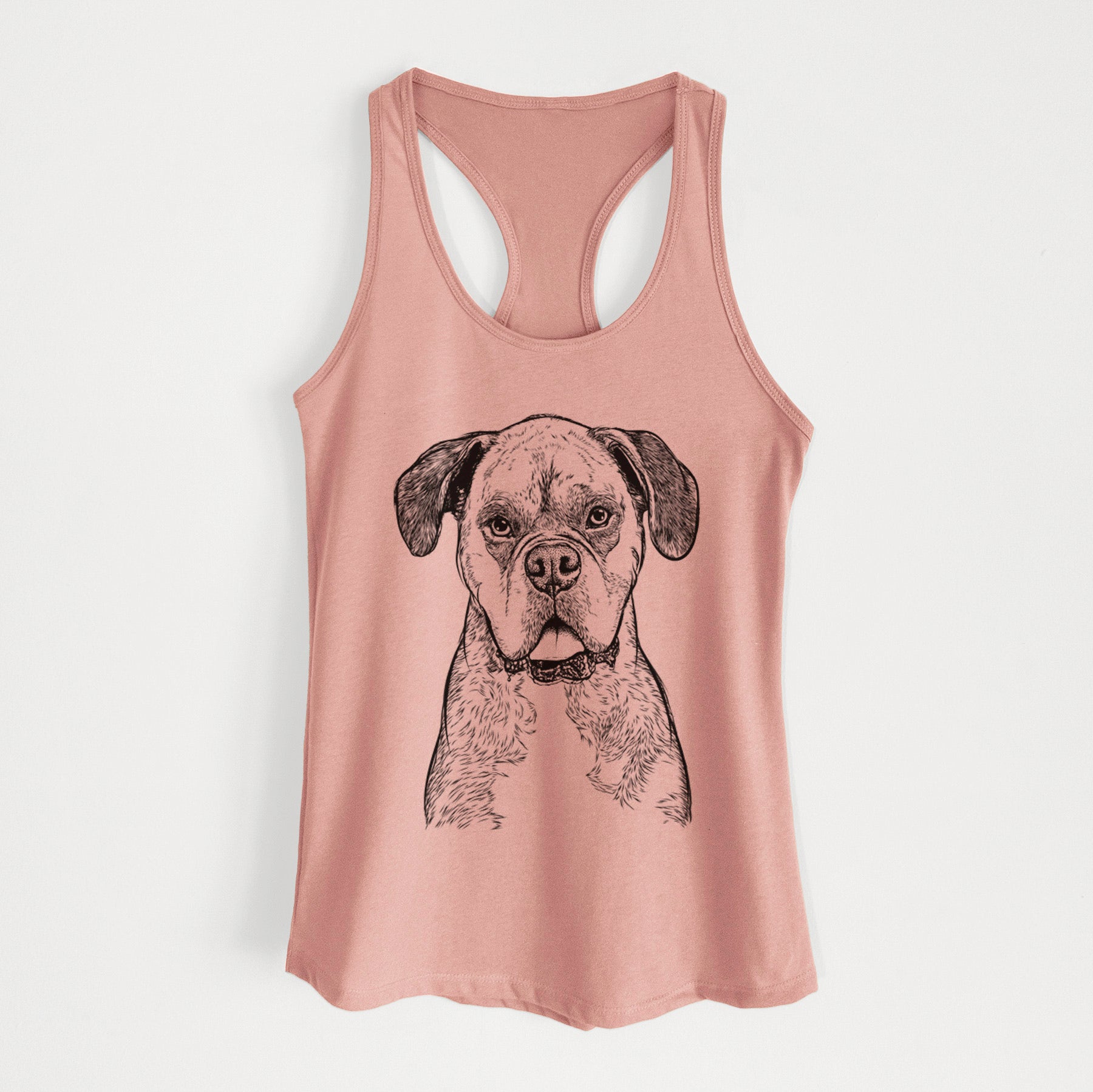 Floydie Bear the Boxer - Women's Racerback Tanktop