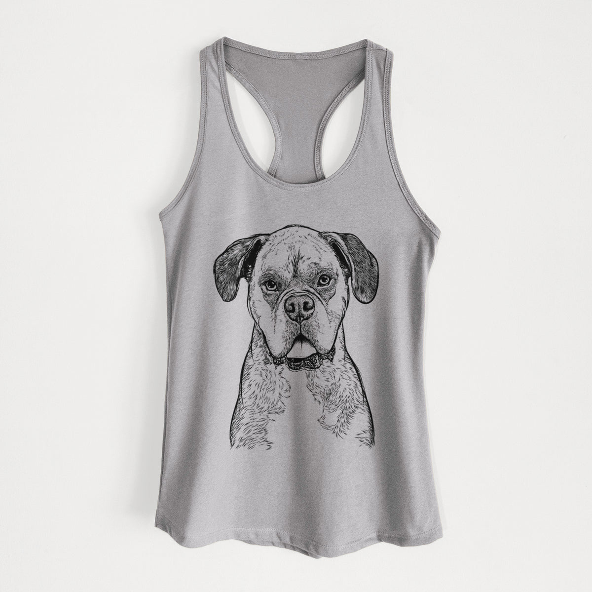 Floydie Bear the Boxer - Women&#39;s Racerback Tanktop