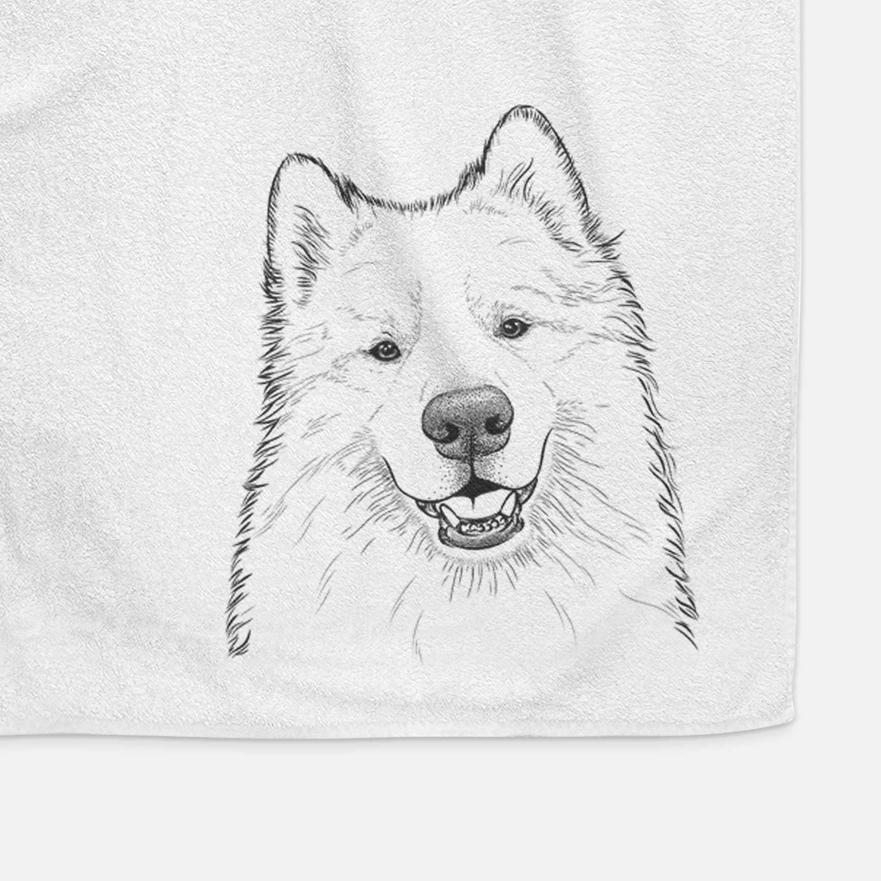 Foster the Samoyed Decorative Hand Towel