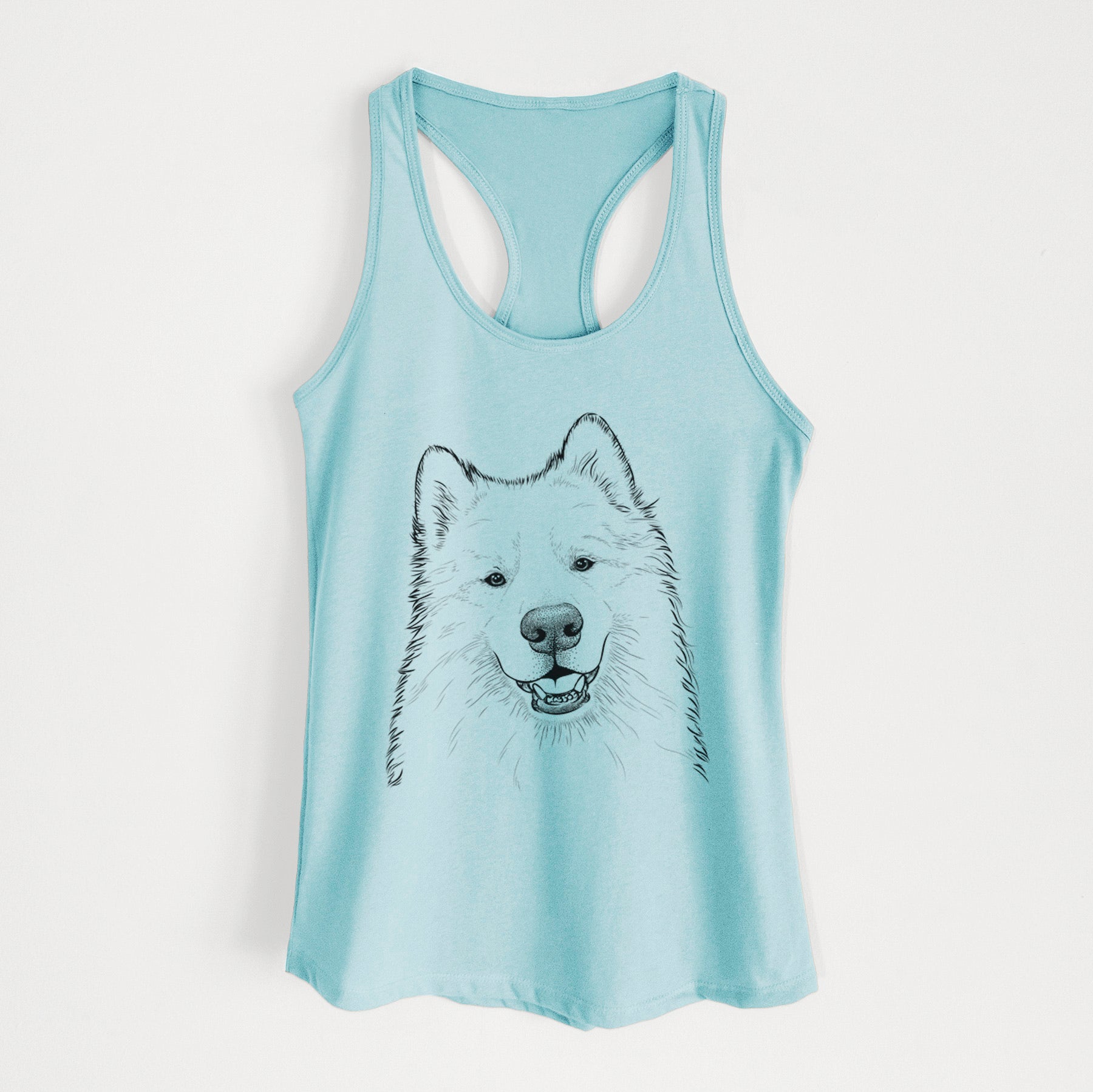 Foster the Samoyed - Women's Racerback Tanktop