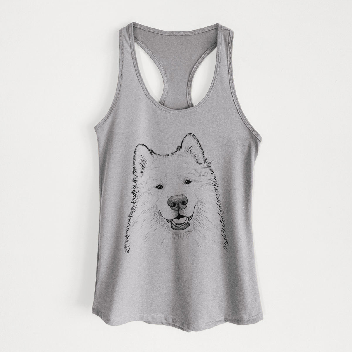 Foster the Samoyed - Women&#39;s Racerback Tanktop