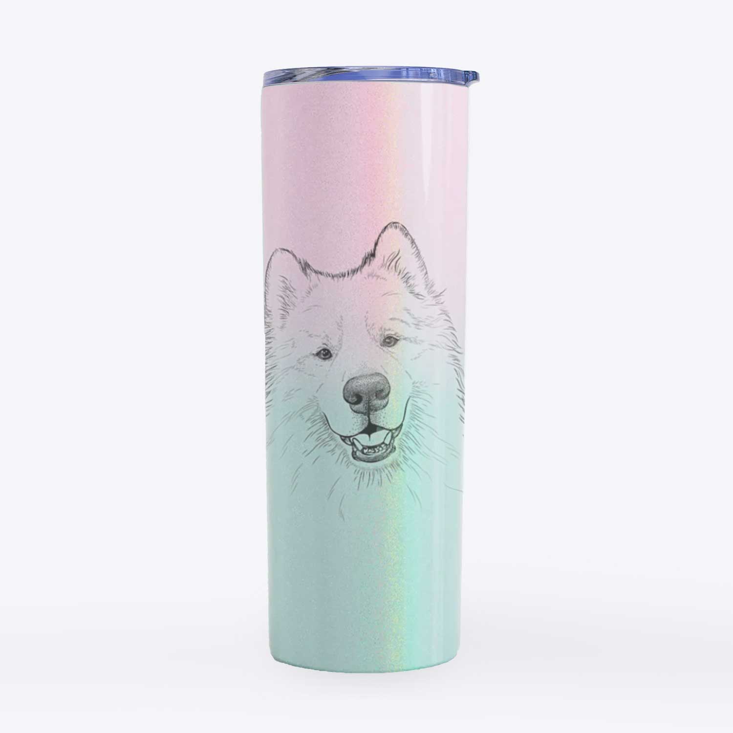 Foster the Samoyed - 20oz Skinny Tumbler