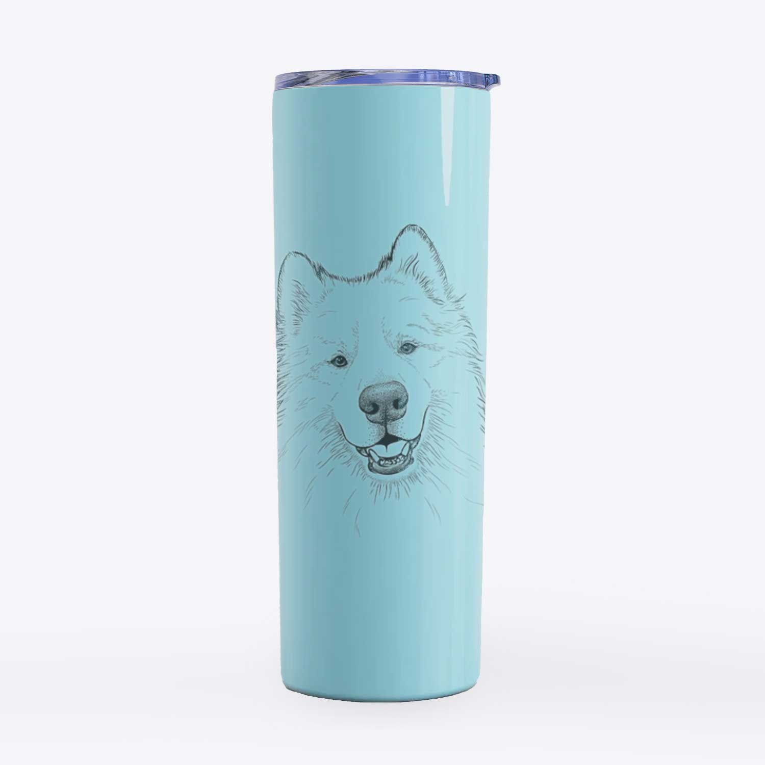 Foster the Samoyed - 20oz Skinny Tumbler