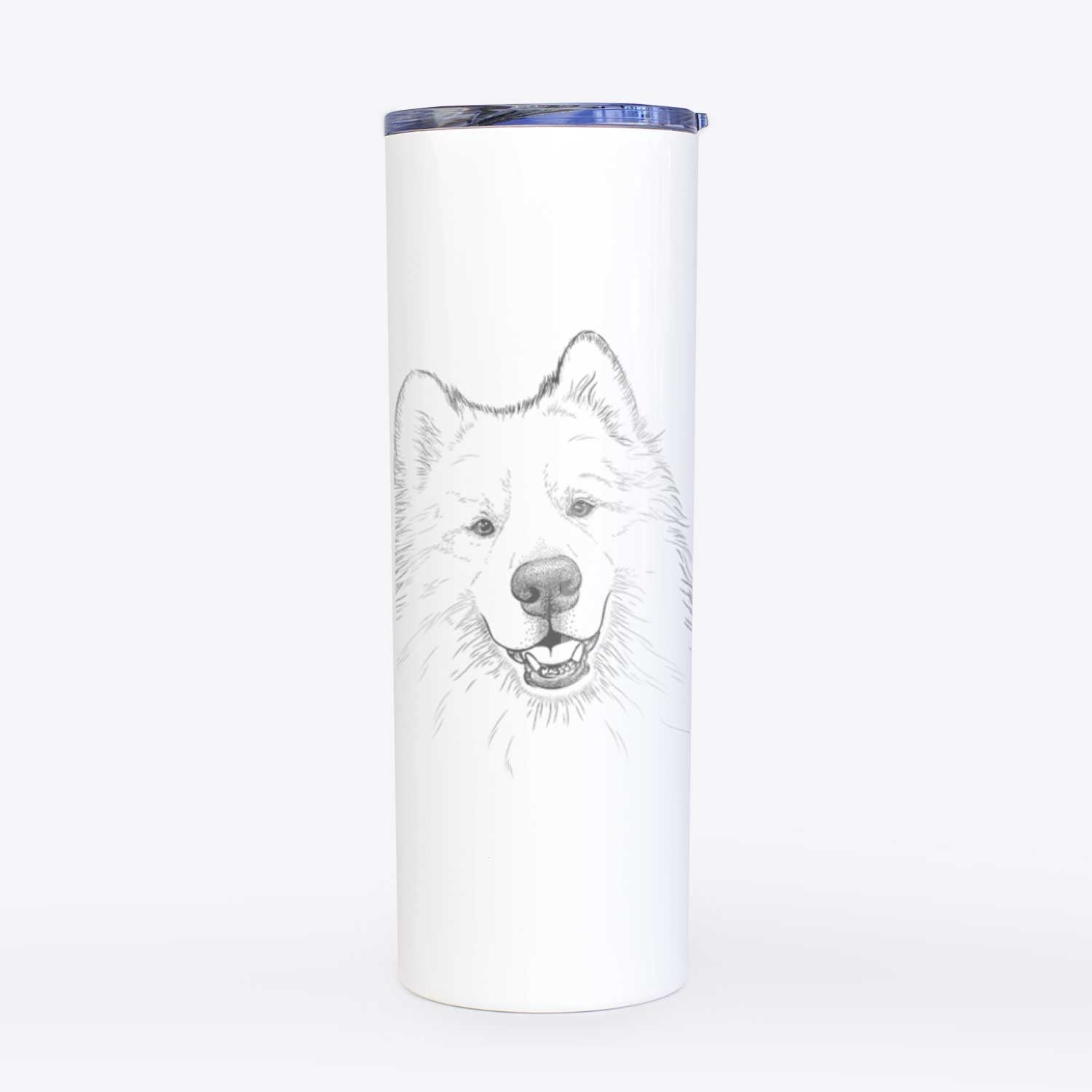 Foster the Samoyed - 20oz Skinny Tumbler