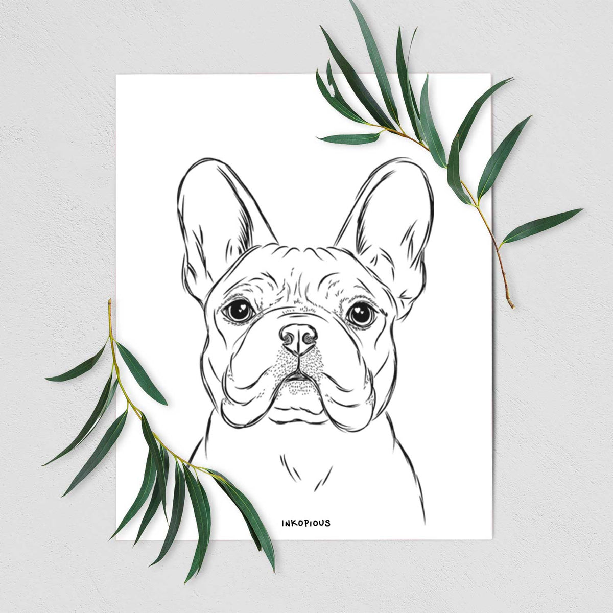 Franco the French Bulldog Art Print